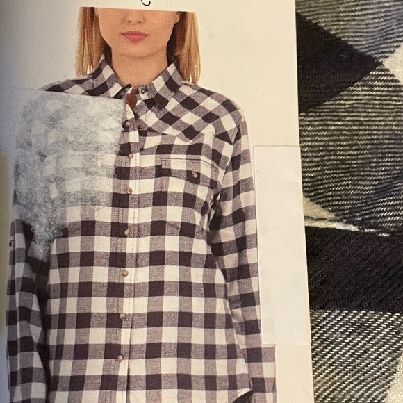 Jachs Girlfriend plaid shirt NWT - Picture 2 of 6